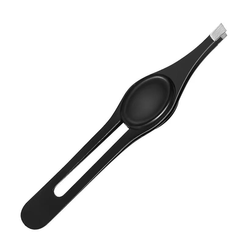 Professionelle Augenbrauenpinzette aus Edelstahl, zum Entfernen feiner Haare, zum Abziehen schräger Augenbrauenclips, Make-up-Tool