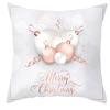 New Pink and Gold Christmas Peach Leather Velvet Pillowcase Festive Home Decoration Pillow Cushion Cover