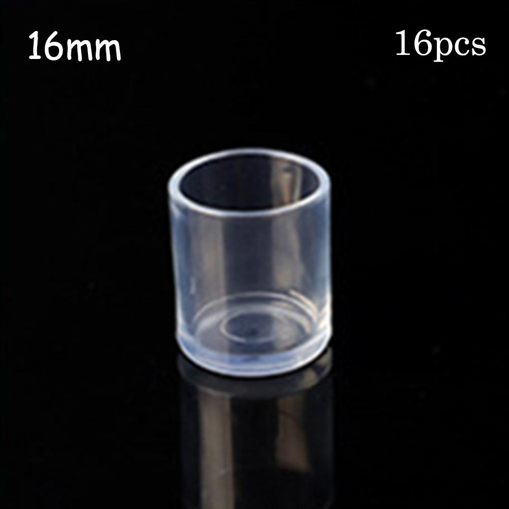 

16Pcs 16/19/25/30mm Chair Leg Caps Rubber Feet Protector Pads Non-slip Transparent Table Covers Furniture Leveling Feet Decor
