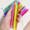 26pcs Multicolor Spiral Hair Curlers Suitable for Salon & Home Use - Hot-Resistant Plastic Rollers with Spiral,Hairstyling Tool