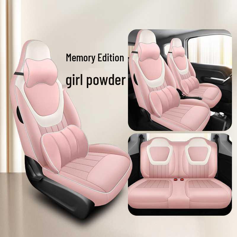Perforated Leather Car Seat Cushion for Wuling Hongguang Mini 3rd Gen - Four Seasons Comfort