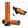 Handlebar Grips, 1 Pair Aluminum Screw Grips Lock