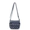 Lazy denim multi-layer small square bag new women's shoulder messenger bag fashion casual women's bag