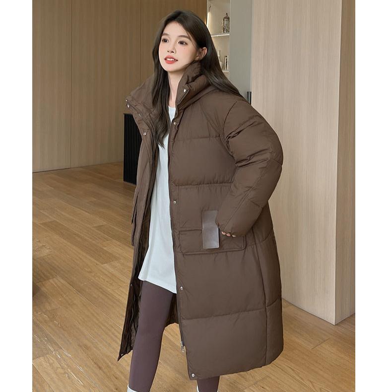 Fashionable Winter Oversized Coat with Big Pockets and Loose Fit for Women