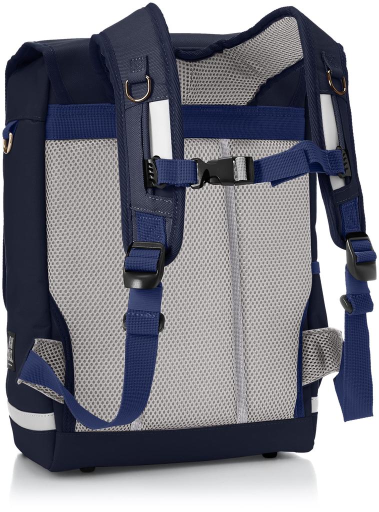 Lett skole stor barneskole øvre klasser RAKUSACK JUNIOR2 RAKUSACK JUNIOR 2 Stor 101347 Navy [Footmark] bag, kapasitet, elever,