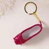 Yousheng Satin Ballet Shoe Keychain Handmade Mini Pointe Shoe Pendant with Keyring Ballet Lovers Bag Charm Gift for Ballet Dancers