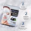 Bamboo Charcoal Bubble Facial Mask Oxygen Deep Cleansing Moisturizing Pore Care Face Foam Mask Skin Purifying Mask