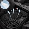 Car Seat Cushion Elastic Honeycomb Design Gel Car Seat Cushion - Breathable Soft Easy-to-Clean Comfortable Support Accessory