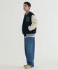 COVERNAT Wide Carpenter Double Knee Denim Pants Blue