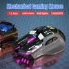 10 Key Wired Gaming E-sports Mouse Macro Programming, 13 RGB Lighting Modes, 6-speed 12800dpi