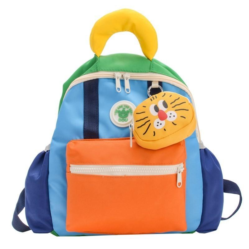 Cute Cartoon Animal Backpack For Kids Breathable Lightweight Nylon School Bag
