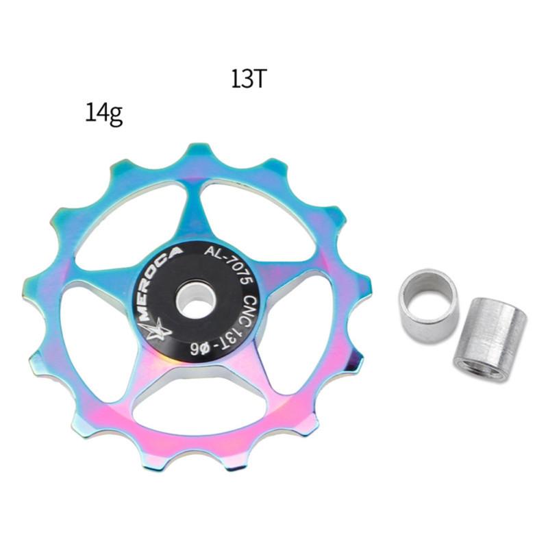 11T/13T Κράμα Αλουμινίου Ποδήλατο Βουνού MTB Πίσω Εκτροχιαστής Τροχαλία Οδηγός Τροχαλία Ποδήλατου Δρόμου Οδηγός