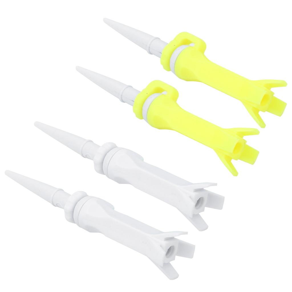 4 ks PU Plastové 4 drápkové golfové odpaliště 180 stupňů otočný držák pro hraní s míčky příslušenství