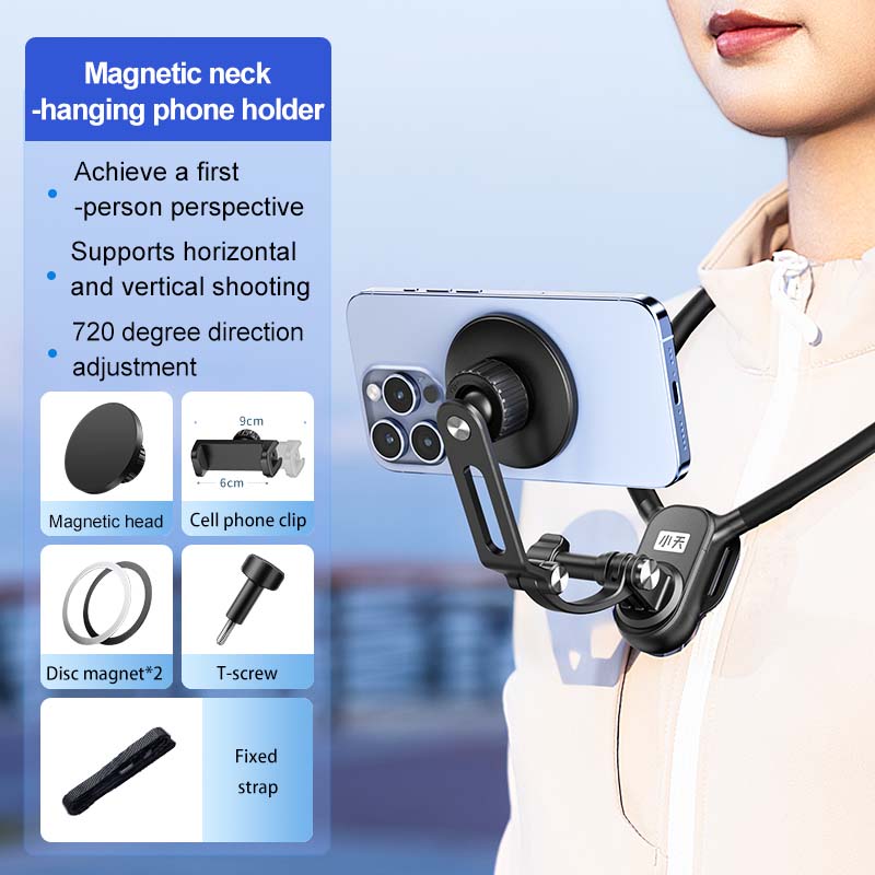 Feixiang B23 4K Video Recording Magnetic Phone Mount-Flexible Ergonomic Arm & Wide Compatibility for / чёрный