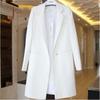 Women's Spring and Fall Korean Style In The Long Section of The Suit Jacket Long-sleeved Thin Straight Coat