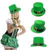 Unisex St. Patrick's Day Green Hat Felt St. Patrick's Day Costume Leprechaun Hat  Irish Day Party