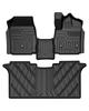Cartist 3D Floor Mats for the Alphard and Vellfire 30 Series and Late Made of TPE Custom Designed for Your Waterproof and Easy Driver Passenger Center