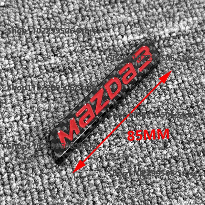 ABS Car Sticker MS Mazda Speed Emblem Decal Sticker Logo for Mazda 3 Mazda 6 Axela Atenza Emblem Auto Modified Body Badge h1