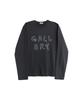1011 GALLERY Gallery Logo Long Sleeve T-Shirts - Charcoal