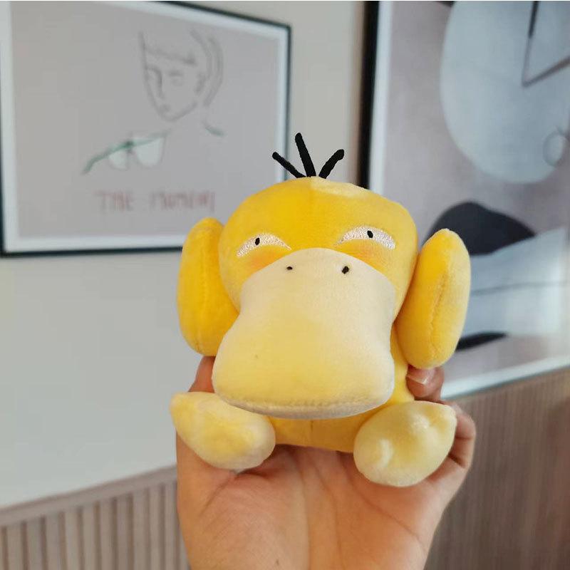 

Keychain Psyduck Cute Plush Toy Cartoon Duck Stuffed Animal Accessory Backpack Squint Psyduck