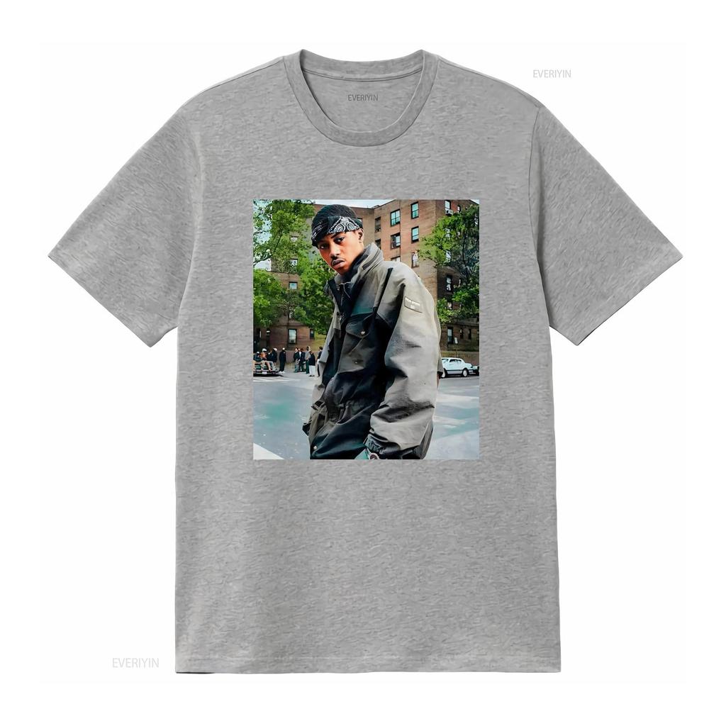 NAS T SHIRT Rap Tee 90s Hip Hop Size S 5XL Cotton Vintage Washed Casual Streetwear Slightly Breathable Top For Everyday Wear