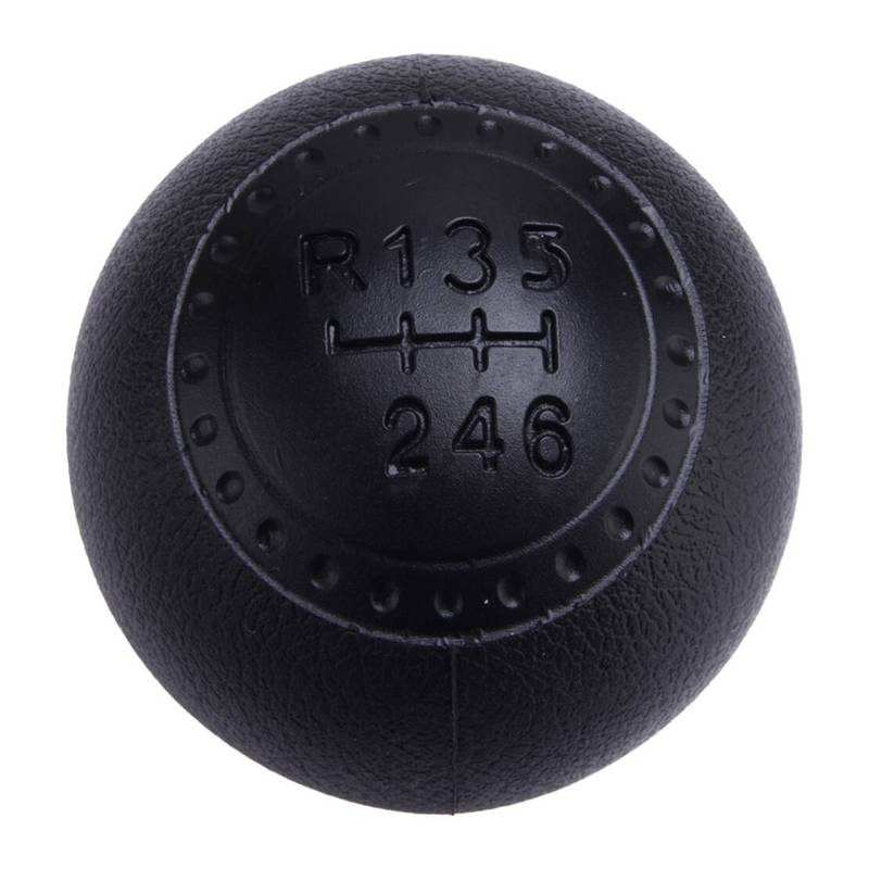 6 Speed Manual Gear Shift Knob Shifter Head Fit For Fiat Punto 188 1999-2012 Black Plastic