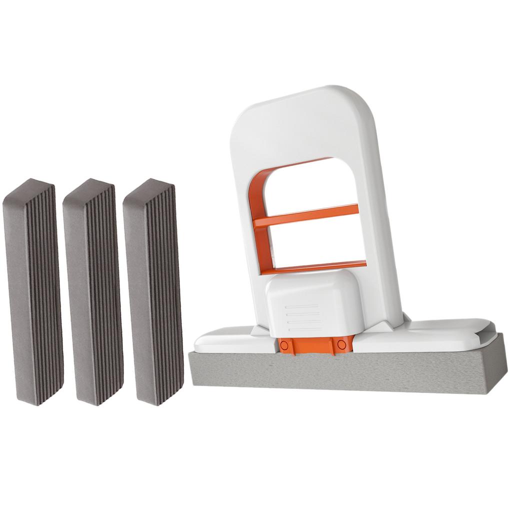 Compact Foldable Mini Desktop Mop For Quick Cleanup Absorbent PVA Sponge Safe On Glass And Mirror Handheld Cleaning Tool