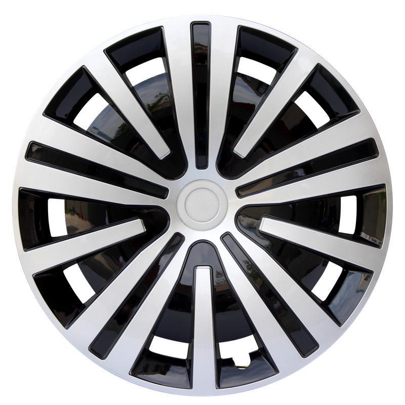 Car Wheel Hub Cover with Iron Steel Ring and Plastic Decorative Cover In Various Sizes 12-17 Inches.