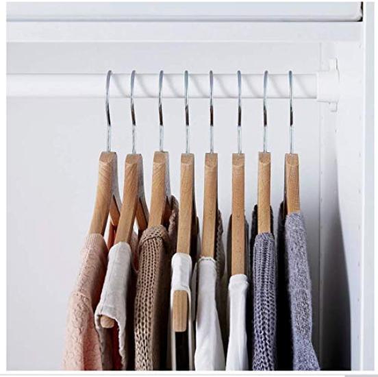 IKEA BUMERANG Naturalny 30167102 Zestaw 8 wieszaków na ubrania