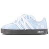 adidas VL COURT 2.0 Synthetikleder, Spaltleder Rindsleder Niedrige Skateboard-Schuhe Unisex Meersalzblau HQ1802(Team168-)