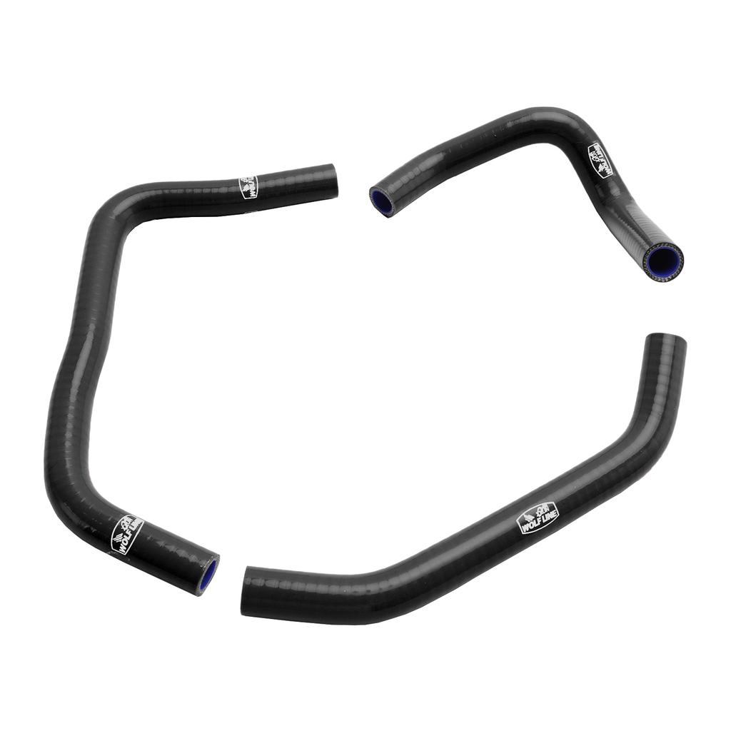 Silicone Radiator coolant Hose kit For Kawasaki ZX4R ZX-4RR 2023-2024 Black
