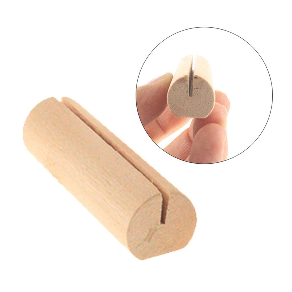 20 ks Dřevěné Stojánky na Čísla Stolů Dřevěné Držáky na Jmenovky Dřevěné Jmenovky Jmenovky na Jídlo Držáky na Vzkazy Fotografie na Svatbu