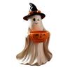 Halloween Tabletop Ghostly Decors With Pumpkin Candy Bowl, Resin Figurine for Entryway Mantels Shelf and Party Table Styling