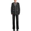Karl Lagerfeld French Elegant Daily Commuting Dating Outfit Luxurious V-Neck Single-Breasted Long Sleeve Loose Knit Sweater Women Tops K27L2222998