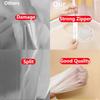 Foldable Clothes Clothes Hanging Dust Cover Clothes Organizer Reusable Wedding Dress Cover with Zipper Space Saver