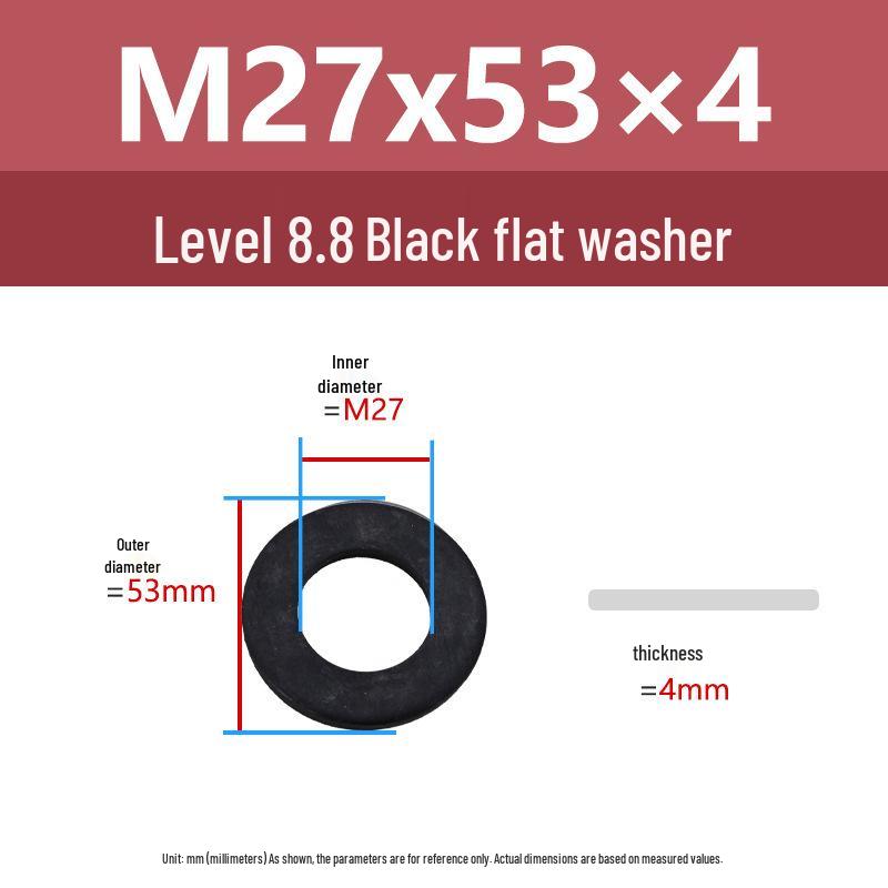 High-Strength Carbon Steel Flat Washer M3-M36