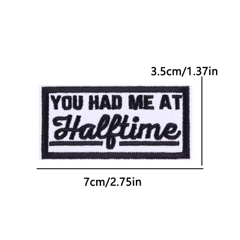 Hats Jeans Sew /Ironing Patch Square Cartoon Letter /Slogan Embroidered Diy Iron On Patches For Clothing Backpack Jackets Badges 