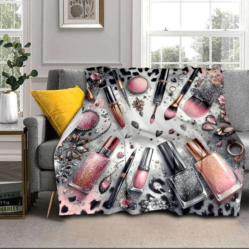 Hair Styling Essentials Blanket Flannel Blanket for Bed, Sofa, Camping, Hiking, Picnic Essentials, Gift for Family Fan Gifts