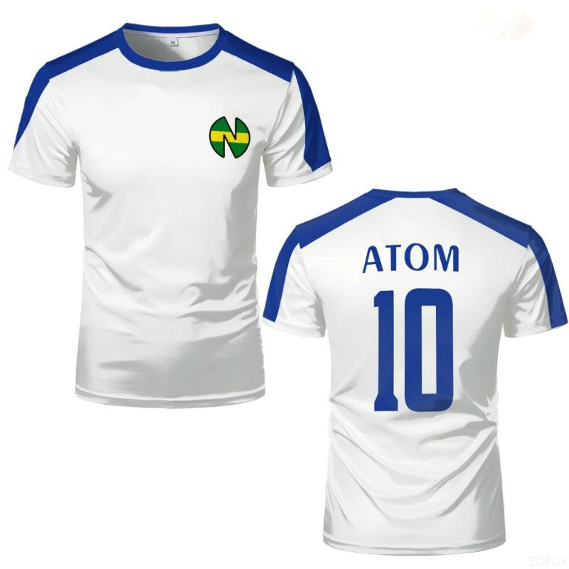 Atom School Nansheng Olive and Benji Jerseys Football Jerseys Animated Captain Children s T-shirt Men s T-shirt XXS