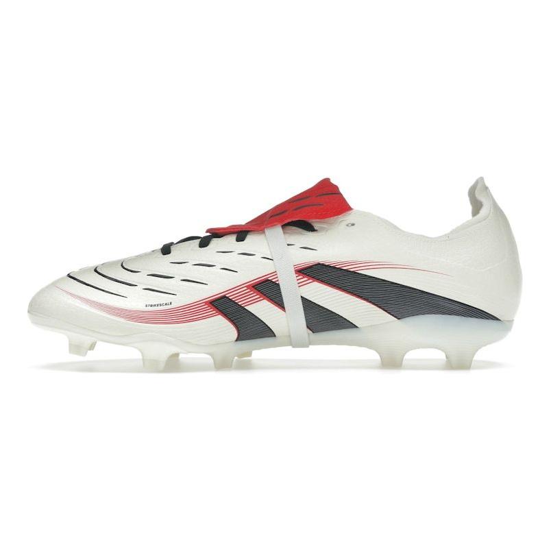 adidas Predator League Língua Dobrável FG MG Pacote Goal Hunter Tênis Unissex Creme Off-White Preto Core JP5737
