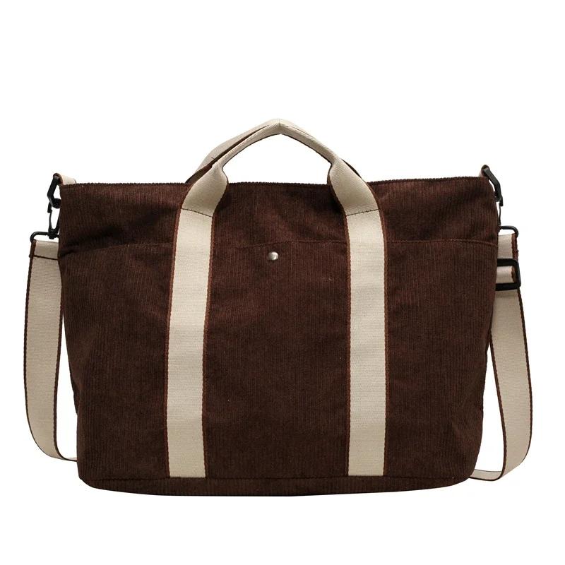 

Большая вместительная сумка для отдыха для женщин, универсальные стильные лаконичные сумки через плечо, высокое качество, швейная линия в западном стиле, новая