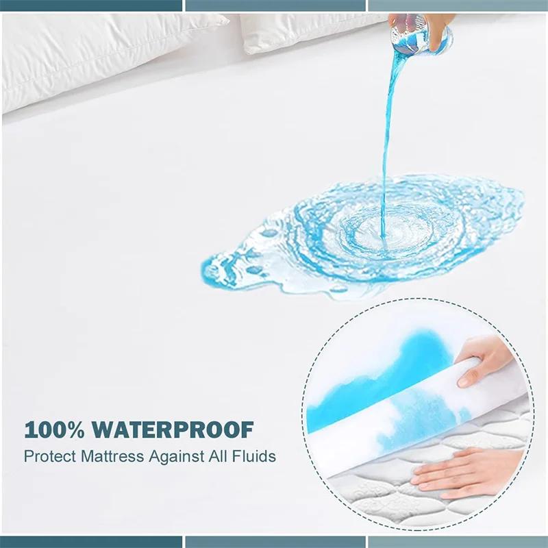 Thick Bed Sheet, Waterproof Sheet, Soft, Urine Proofing, White, Gray, Black, Red, Blue, Green