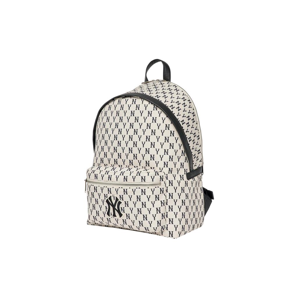 New MLB New York Yankees Polyester Combo Bag Backpack Regular Unisex Black White 3ABKM102N-50CRD