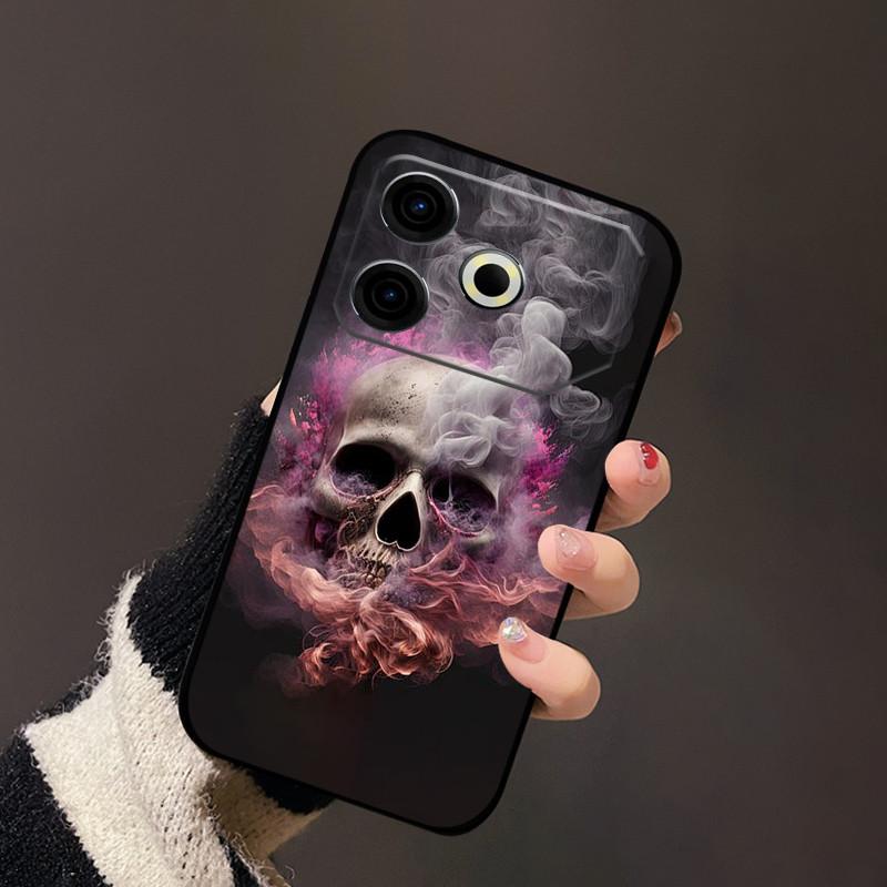 For Tecno Pova 6 Neo Case TPU Luxury Black Silicone Soft Phone Cases for Tecno Pova 6 Neo Portector Soft Cover Pova6 Neo Capa