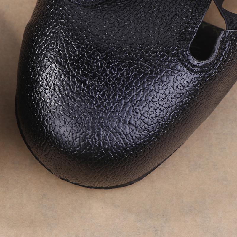 Smash-Proof Labour Safety Shoes Covers Anti-Smash Steel-Toed Toe Leather Protective Leather Workplace Visitor