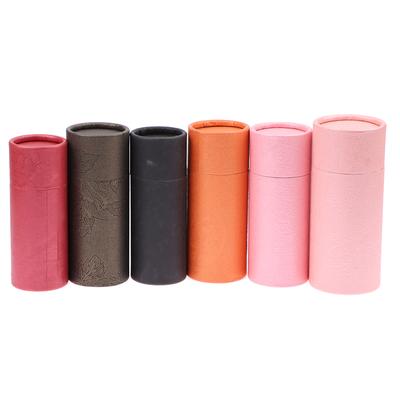 Runde Geschenkbox aus Karton, Kosmetikverpackung für Flaschen mit ätherischen Ölen, Lippenstift, Parfümverpackung, Kraftpapier-Tubenboxen