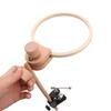 Beech Wood Embroidery Hoop Holder Adjustable Clamp Cross Stitch Rack  Desktop Use