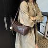 2025 simple retro texture large capacity commuter bag square student leisure tote bag portable shoulder messenger bag