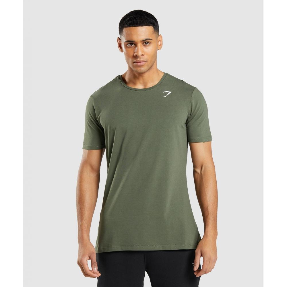 

Gymshark Футболка Essential Core Olive A3a5i Ebf1 3XL