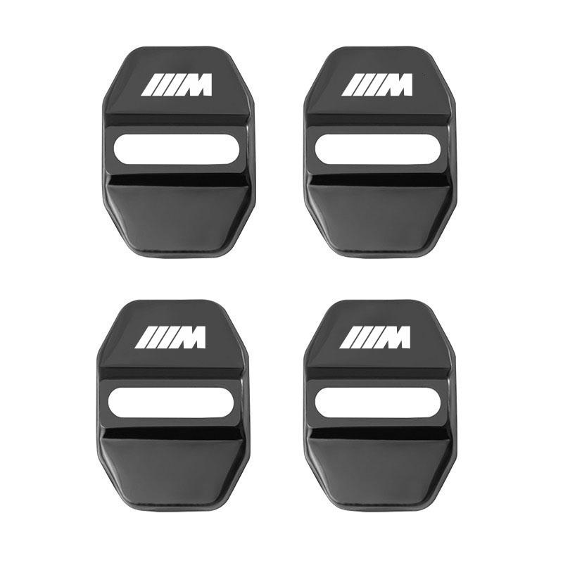 4Pcs Titanium Alloy Car Door Lock Protective Cover For BMW X3 X5 X4 X6 X7 X1 E46 E90 E60 F30 F10 E39 E36 F20 G20 G30 E92 E87 E91 VM4